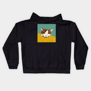 Soya the cat - Favourite Blanket Kids Hoodie